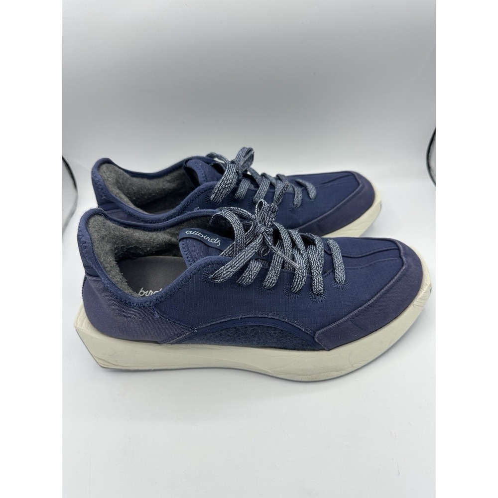 Allbirds Risers Mens Size 11 Hazy Indigo Natural White Blue Sneakers Shoes